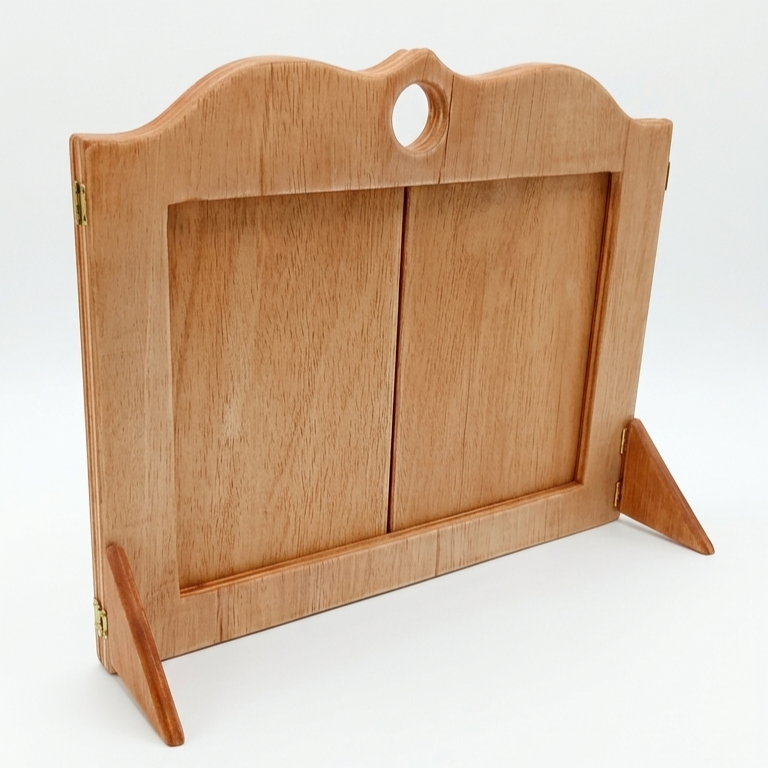 Teatrillo de madera.  Ventana de cuento