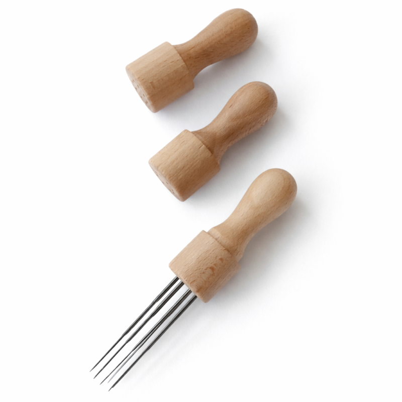 Mango de madera hasta 8 agujas de needle felting