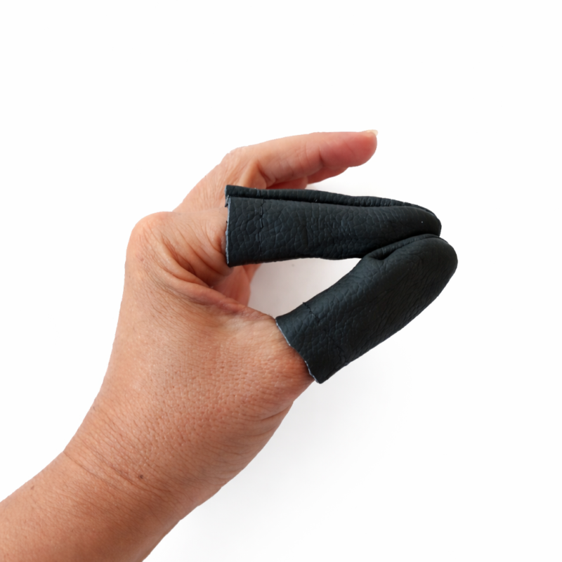 Dedales de cuero para needle felting